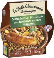 La Belle Chaurienne Saucisse Toulouse Lentilles Boite 